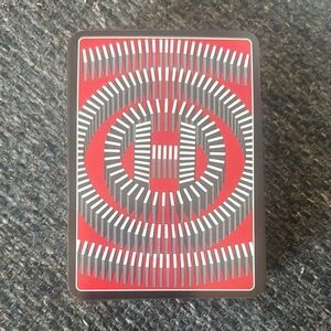 Hermes Red and Black Playing Cards